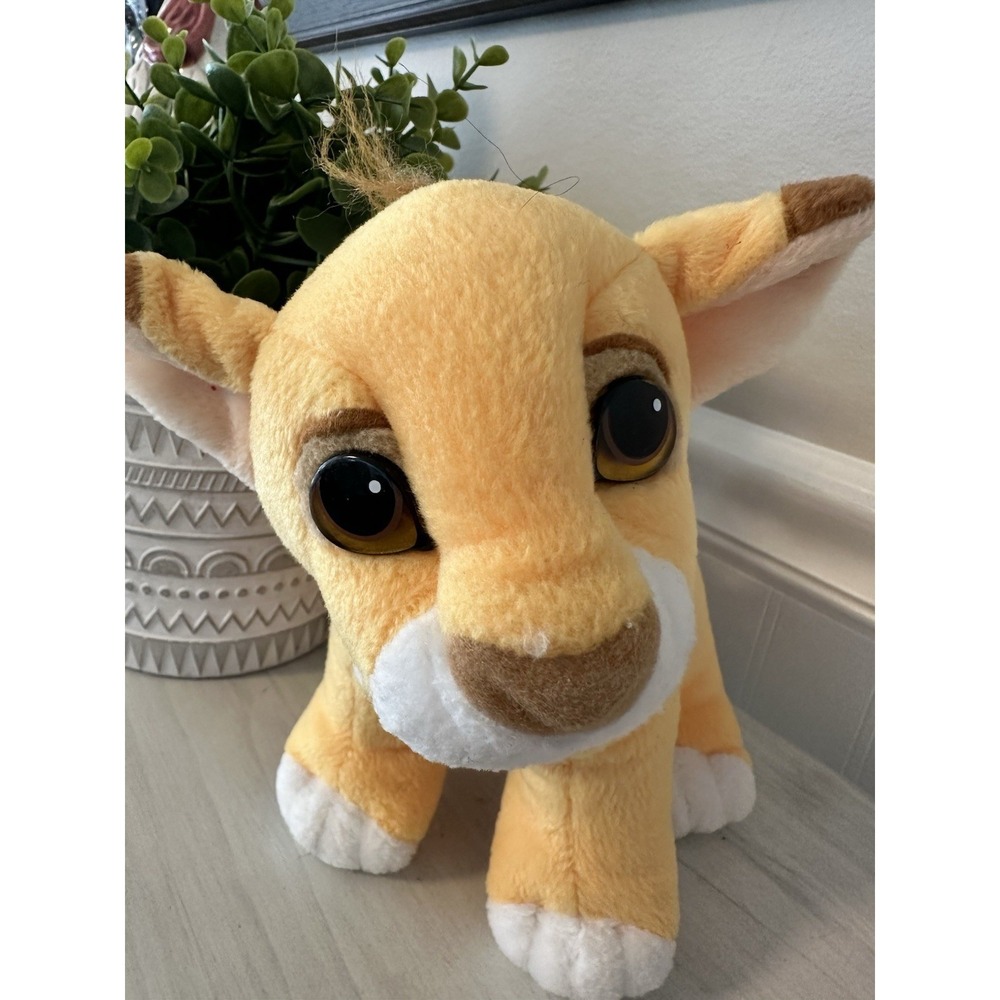 Disney Mattel Sitting SIMBA LION KING Stuffed Animal Plush Toy Vintage 1993 - Picture 2 of 9